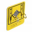 Крючок-держатель для трости и костылей М14 нержавеющая сталь 70013-1