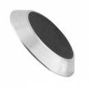 Конус тактильный без штифта, комбинированный, гладкий, D35x5 мм, H5 мм, AL PL, черный