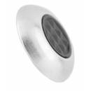 Конус тактильный без штифта, с двусторонней вставкой, комбинированный, D24x4, H4 мм, AL/PL, черный