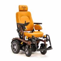 Инвалидная коляска MET CRUISER 21 с электроприводом коричневого цвета