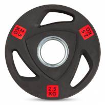 Диск 51 мм NEO обрезиненный с 3-мя хватами 2,5 кг VictoryFit VF-ST51025