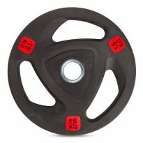 Диск 51 мм NEO обрезиненный с 3-мя хватами 15 кг VictoryFit VF-ST51150