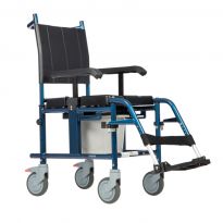 Кресло-каталка с санитарным устройством TU 89 до 130 кг. (на маленьких колесах) 