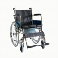 Кресло-коляска инвалидная с санитарным устройством FS682