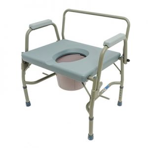 Кресло-туалет с откидными поручнями 10582 ( макс. 205 кг.)