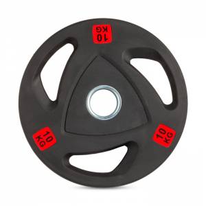 Диск 51 мм. NEO обрезиненный с 3-мя хватами 10 кг VictoryFit VF-ST51100