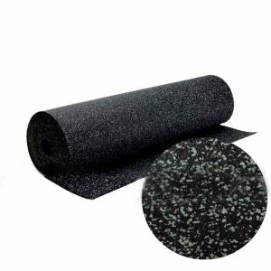 Рулонное резиновое покрытие (чёрно-серый) 10641 1250мм