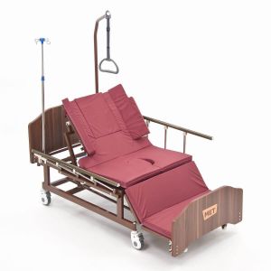 Медицинская кровать для ухода за лежачими больными с туалетом и матрасом MET REMEKS