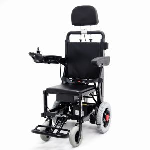 Кресло-коляска с электроприводом и лестничным подъемником MET LIFTER 2