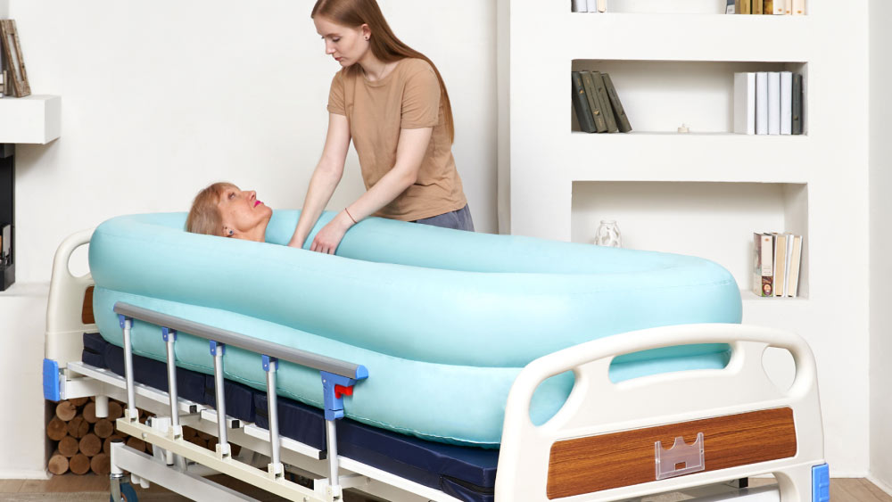 Надувные ванны для лежачих больных