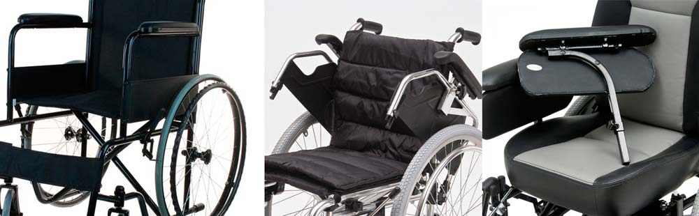 Виды подлокотников на инвалидных колясках