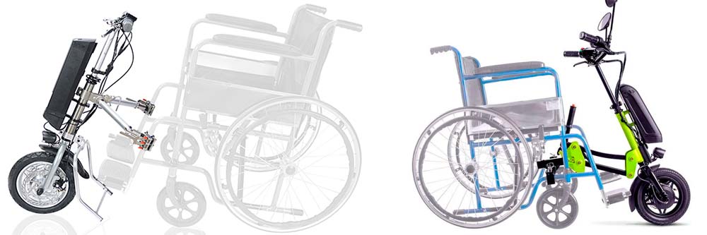 Виды креплений для приставок к инвалидным коляскам