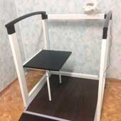 Напольные электронные весы медицинские с сиденьем и платформой под кресло-коляску