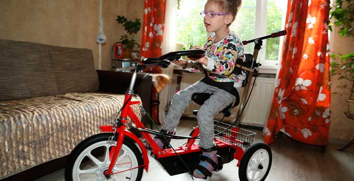 Велосипед для детей с ДЦП дома